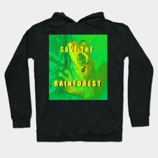 Save the Rainforest frog Hoodie